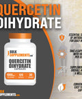 Bulksupplements.Com Quercetin Dihydrate Capsule - Quercetin Supplements, Quercetin 1000Mg, Quercetin Capsules - Antioxidants Supplement, 4 Capsules Per Serving, 120 Capsules