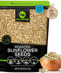 NUT CRAVINGS - Roasted & Unsalted Pumpkin Seeds, Pepitas, No Shell (16oz - 1 LB) Packed Fresh in Resealable Bag - Nut Snack - Food Assortments