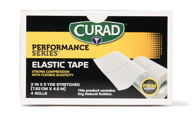 Curad Performance Series Elastic Adhesive Tape 3" x 5 yd. Box of 4