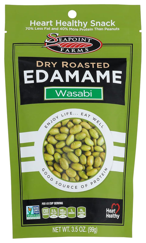 Seapoint Farms Dry Roasted Edamame Sea Salt 4 Oz
