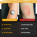 Skin Grip : Skin Defender Reusable Barrier for Dexcom G7 & Stelo CGM Devices Pre-Cut Non-Adhesive Cover for Continuous Glucose Monitor Sensors Helps Prevent Allergic Reactions 5 Pack
