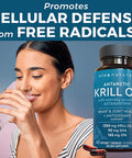 Antarctic Krill Oil and Triple-Strength Omega 3 Fish Oil Bundle, 1250 mg Krill Oil & 2,200 mg Fish Oil Per Serving Providing Omega 3 EPA and DHA