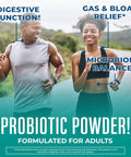 Maryruth Organics 3-in-1 Gas & Bloat Probiotics | Probiotics for Normal Digestive Function | Probiotics for Women & Men | Prebiotics & Postbiotics | 60 Billion CFU | Shelf Stable | 0.5 oz