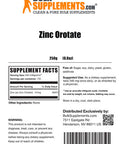 BulkSupplements Zinc Orotate Powder - Zinc Supplement for Immune & Skin Support - , Soy Free - 340mg (50mg of Zinc) (250 Grams - 8.8 oz)