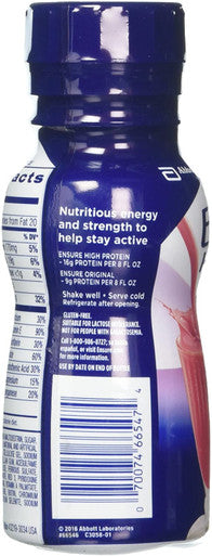 Ensure High Protein Nutrition Shake Strawberry, pack of 6
