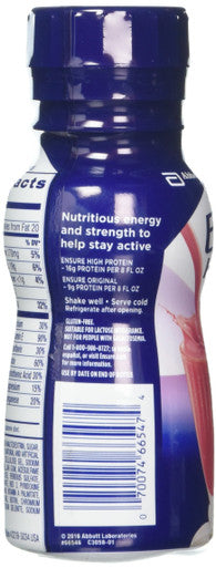 Ensure High Protein Nutrition Shake Strawberry 6 Count