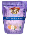 Barlean's Organic Digestive Seed Blend Fiber Supplement With Whole Chia Ground Flax And Pumpkin Seeds Quinoa And Coconut Rich In Omega 3 & Dietary Fiber 12 Oz
