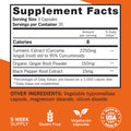 Qunol Turmeric Curcumin With Black Pepper & Ginger, 2400Mg Turmeric Extract With 95% Curcuminoids, Extra Strength Supplement, Enhanced Absorption, Joint Support Supplement, 105 Count