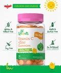 Vitamin C and Zinc Gummies for Kids | 36 Count | Vegan, Non-GMO, Gluten Free Supplement | by Lil' Sprouts