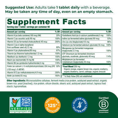 MegaFood Women'S 55+ One Daily Multivitamin For Women With Vitamin A Vitamin C Vitamin D3 & Vitamin E For Optimal Aging Support - Plus Real Food - Immune Support Supplement- Vegetarian - 90 Tabs