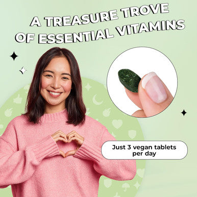 Future Kind Vegan Multivitamins Complete (90Tabs In Recycled Bottle) 42 In 1 Vegan Multivitamins For Women and Men Multivitamin W Enzymes and Probiotics For Digestion Vegan Vitamins W B12 and Zinc