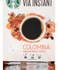 Starbucks VIA Instant Coffee, Medium Roast Coffee, Pike Place Roast, 100% Arabica, Single-Serve, 1 Box (50 Packets) | 100% Arabica instant coffee packets; Pike Place Roast medium roast; 1 box, 50 packets