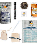 Fermentaholics 1 Gallon Jun Kombucha Starter Kit - Includes Usda Organic Jun Scoby & Starter Tea + Ingredients To Start Brewing Your Own Jun Tea Jar Not Included