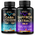 NUTRAHARMONY Gaba With L-Theanine & Natural Saffron Capsules
