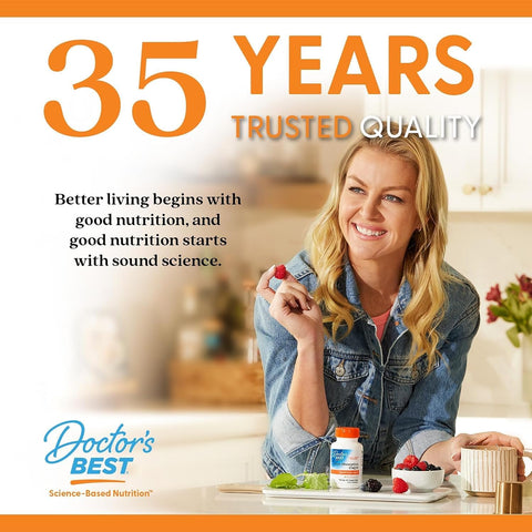 DoctorS Best High Absorption Iron Tablet With Ferrochel Gentle On The Stomach Immune Health Blood Health 27 Mg
