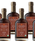 Crown Maple Certified Organic Madagascar Vanilla Infused Maple Syrup, Pure, Gluten Free, No Preservatives, Non-GMO Pairs well with Pancakes, Coffee, Cocktails & Brunch, 12.7 Fl Oz (Pack of 1)