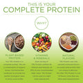 TRU Supplements Plant Based Protein Powder BCAA EAA 20g Vegan Brown Rice & Pea Protein 100 Calories 27 Vitamins No Artificial Flavors 25 Servings (Natural Chocolate Cream)