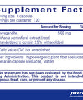 Pure Encapsulations Ashwagandha 120 Capsules