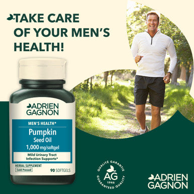 Adrien Gagnon - Pumpkin Seed Oil 1000 mg, for Bladder & Prostate Support - 90 Count