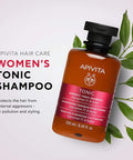 APIVITA Womens Tonic Shampoo 8.45 fl.oz. Hippophae Vitamin A E Natural Womens Shampoo that Promotes Hair Growth and Strengthens Hair to Prevent Hair Loss Shampoo