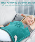 Christmas Gifts Heating Pad For Neck Shoulder And Back Pain Relief, Electric Weighted Heating Pad For Cramps, Leg And Foot, Gifts For Mothers Day, Fathers Day, Birthday, Women, Men, Dad, Mom