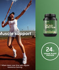 Optimum Nutrition Gold Standard 100% Plant Based Protein Powder Gluten Free Vegan Protein For Muscle Support And Recovery With Amino Acids Creamy Vanilla 20 Servings