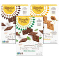 Simple Mills Honey Cinnamon Seed & Nut Flour Sweet Thins, Paleo Friendly & Delicious Sweet Thin Cookies, Good for Snacks, Nutrient Dense, 4.25 oz, 3 Count