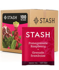 Stash Tea Peppermint Herbal Tea, Box of 100 Tea Bags | Cooling, brisk peppermint flavor with refreshing herbal notes, Non-GMO Project Verified and foil-sealed freshness