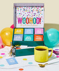 Thoughtfully Gourmet Congratulations Tea Set Tea Sampler Includes 6 Flavors of Tea with Congratulatory Quotes Set of 90