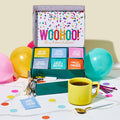 Thoughtfully Gourmet Congratulations Tea Set Tea Sampler Includes 6 Flavors of Tea with Congratulatory Quotes Set of 90