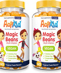 2X Actikid Magic Beans Vegan Multi-Vitamin 60X Tropical Twist Flavour | Gelatine Free | Children'S Vitamin | Immune System Booster