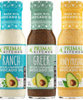 Primal Kitchen Ranch Greek And Honey Mustard Salad Dressing & Marinade Variety Pack Made With Avocado Oil