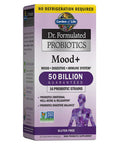 Garden of Life Dr. Formulated Probiotics Mood+ - Acidophilus Probiotic Supplement - Promotes Emotional Health, Relaxation, Digestive Balance, Gluten Free - 60 Vegetarian Capsules *Packaging May Vary*