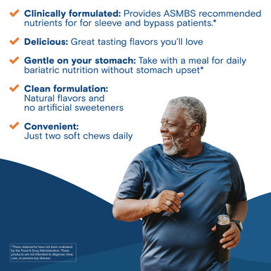 Bariatric Fusion Mixed Berry 60 Soft Chews Multivitamin