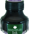 MONTEVERDE Bottle Ink, 90ml, Mulberry-Noir (G308UN) | Dark-toned Noir fountain pen ink with smooth flow, rich depth, and expressive writing character.