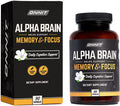 Onnit Alpha Brain Premium Nootropic Brain Supplement 90 Count for Men Women Caffeine Focus Capsules for Concentration Brain Memory Support Brain Booster Cats Claw Bacopa Oat Straw