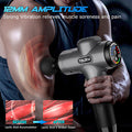 Toloco Massage Gun, Deep Tissue Back Massager With 10 Replacement Heads, Percussion Massage Guns For Athletes For Pain Relief, Super Quiet Electric Massager For Treatment, Relax, Carbon