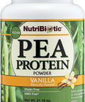 Nutribiotic Pea Protein Vanilla 21 Oz Low Carb Vegan Plant Protein Powder 100% Grown & Processed In The Usa Deliciously Creamy & Bcaa-Rich Made Without Chemicals Gmos & Gluten Keto Friendly