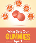 Vitamin D3 Gummies | 5000 IU | 60 Count | Vegetarian, Non-GMO & Gluten Supplement | Natural Peach Flavor | by Nature's Truth