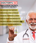 EPN Supplements Doctor'S Rx | #1 Rated Hormone Balancer For Women | Clinically Tested Support For Pms, Menopause, Bloating & Fatigue | Ultra Strength Formula + 14 Ingredients | 3Rd Party Tested - 60 Capsules