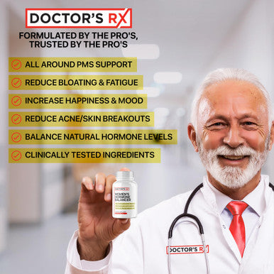 EPN Supplements Doctor'S Rx | #1 Rated Hormone Balancer For Women | Clinically Tested Support For Pms, Menopause, Bloating & Fatigue | Ultra Strength Formula + 14 Ingredients | 3Rd Party Tested - 60 Capsules
