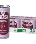 V8 Energy Strawberry Banana Juice Energy Drink, 8 fl oz Can (24 Pack)