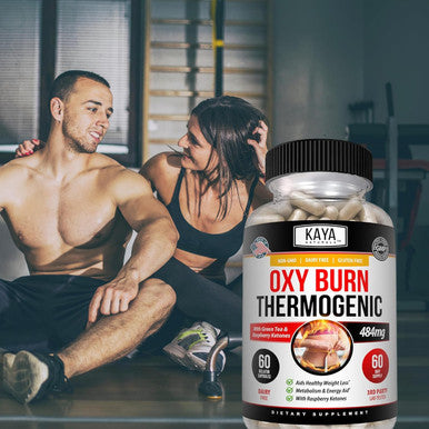 Kaya Naturals Supreme Fat Burner - Weight Loss Pills Women & Men - Appetite Suppressant Supplement - Powerful Thermogenic Diet Pills - Natural Energy Boost Oxy Burn 60 Count