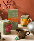 Luxmi Estates Herbal Tea Collection Loose Leaf Tea x 3 | Turmeric Tea Ashwagandha Tea African Rose Tea | USDA Organic Herbal Tea |