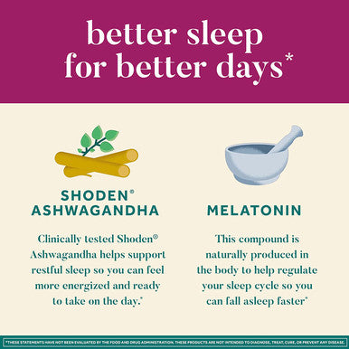 Neuriva Natural Sleep Aid Supplement With Help You Fall Asleep Faster Ashwagandha To Support Restorative Sleep So You Can Wake Up Feeling Refreshed 30Ct Capsules