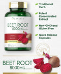 Carlyle Beet Root Capsules | 8000 Mg | 120 Count | Non-Gmo And Gluten Free Supplement