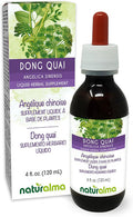 Naturalma Dong Quai Or Female Ginseng (Angelica Sinensis) Root Alcohol-Free Tincture - 4 Fl Oz Liquid Extract In Drops - Herbal Supplement - Vegan