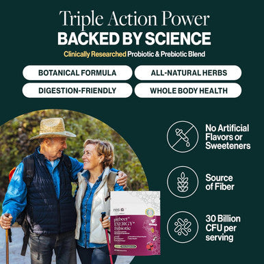 Power Gut Bundle - Lung Probiotic & Glp-1 Prebiotic, Clinically Trialed Respiratory Health Support & Metabolism Boost, Supplement Vitamins - Resb (90 Servings) & Prebeet (90 Servings)