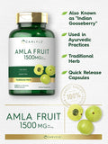 Carlyle Amla Capsules | 1500mg | 120 Count | Amalaki Fruit | Non-GMO and Gluten Free Supplement