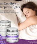 Naturallymum NaturallyMum - Magnesium Body Lotion [NATURAL & VEGAN] - Topical Magnesium Cream Lotion Support for Sleep Bone Heart & Muscle Health - Lavender - Made in UK & Safe for Kids